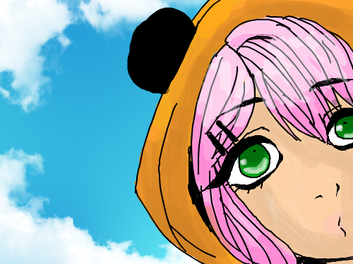 이어 색칠하기~ : 심심해서 한 색칠 스케치판 ,sketchpan