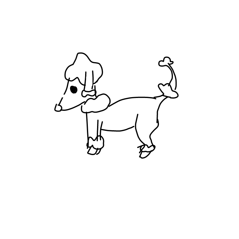 푸들.. 미.. : 푸들.. 미안해... 스케치판 ,sketchpan