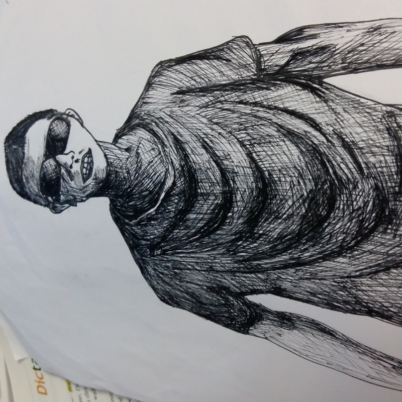 저의 오빠.. : 저의 오빠를 그려보았어요! 스케치판 ,sketchpan