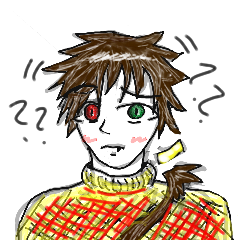 저의 또 다.. : 저의 또 다른 자케인 뱀인간 후카예요^^  후카:(여긴 어디지?) 스케치판 ,sketchpan