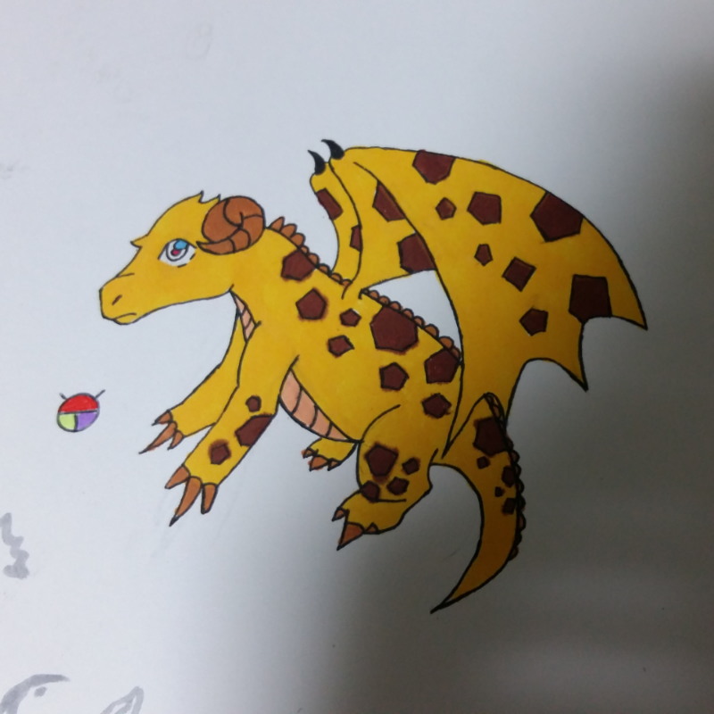 땅속성드래.. : 땅속성드래곤 (피핀)
땅속에 들어가 잠자는걸 좋아한다 스케치판 ,sketchpan