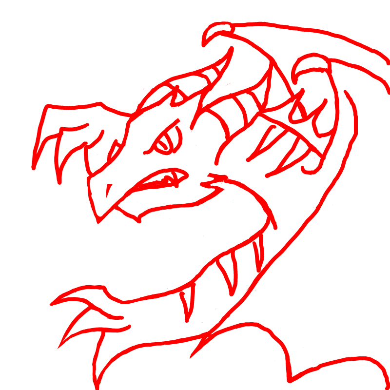 붉은용 : 붉은용 스케치판 ,sketchpan