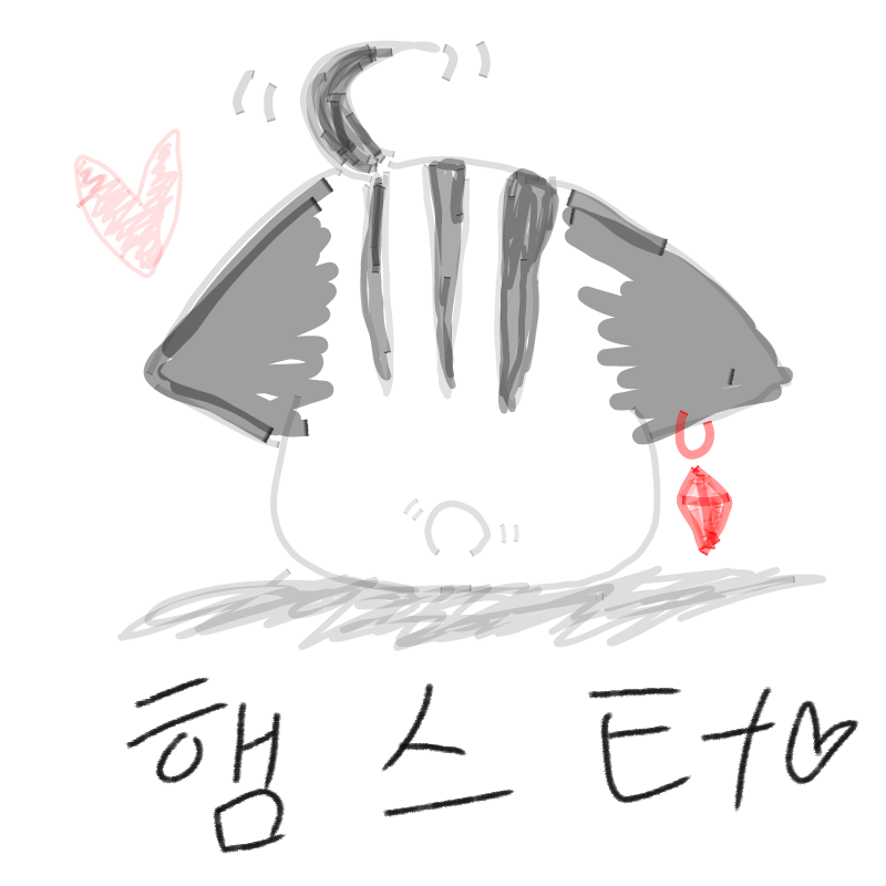 뀽? : 뀽? 스케치판 ,sketchpan