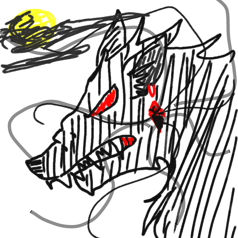 늑대화 진.. : 늑대화 진지 하게... 스케치판 ,sketchpan