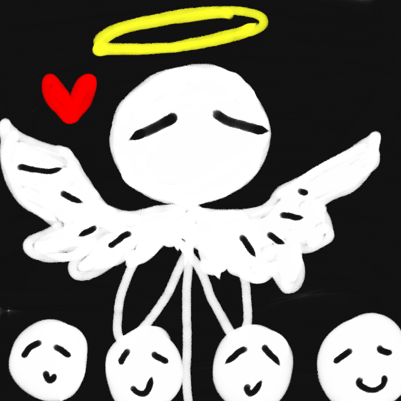 천사는 선.. : 천사는 선량하고 따뜻하였고, 스케치판 ,sketchpan