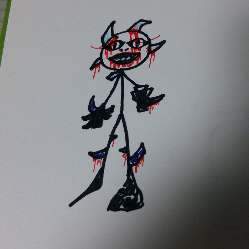 약간 무섭?.. : 약간 무섭?
어렸을때 가족들에게 폭행당하고 고아로 보내졌다가 고아 아이들이 거울로 얼굴을 무참히 찔러 죽인 아이 그리고 원혼이 되어 아이들을 찾고있는 아이... 스케치판 ,sketchpan