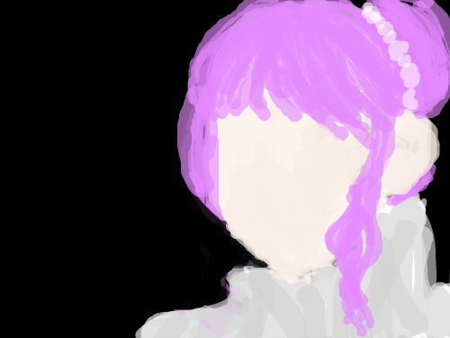 보라머리 : 내일할꺼야 스케치판 ,sketchpan