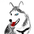 chien loup.. : chien loup insta 스케치판 ,sketchpan