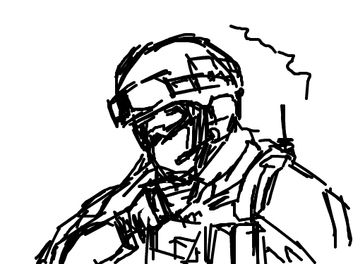 군인낙서 : 이거 적응안되네.. 스케치판 ,sketchpan