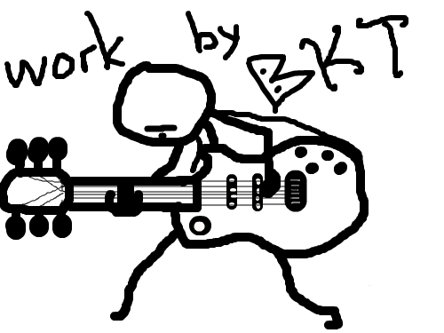 기타치는 사나이 : 첫작이요 스케치판 ,sketchpan