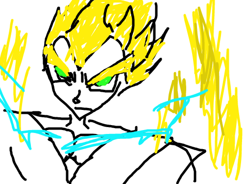 초사이어인베지터 : 베지터:카카로트 스케치판 ,sketchpan