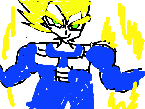 뒤늦게나타난슈퍼베지터 ★드래곤볼★ : 뒤늦게나타나서슈퍼사이어인이된베지터 스케치판 ,sketchpan