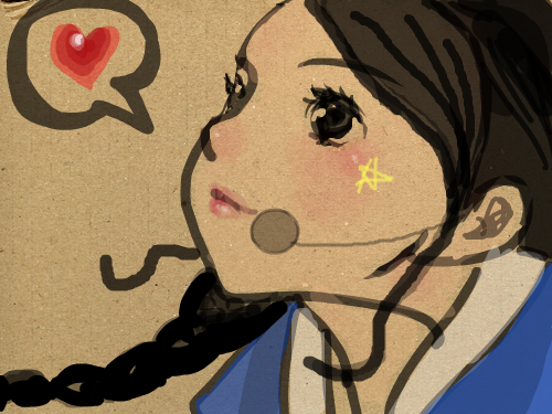 아이돌? : 아이돌?...................... 스케치판 ,sketchpan