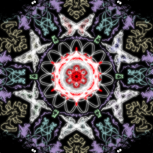 서서히 날갯짓해가는 6마리의 나비 : 黑,赤,黃,靑,綠,紫의 6마리 나비. 순서대로 불굴,장악,도전,고독,신념,재능. 桃는 빠뜨림. 桃→분석. 스케치판 ,sketchpan