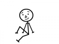 졸라맨1 : 웃고있는 졸라맨~ㅎㅎ 스케치판 ,sketchpan