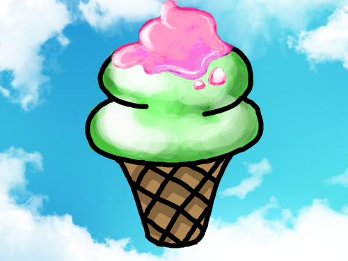 ICE CREAM : 이어그린 ICE CREAM 스케치판 ,sketchpan