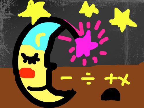 예쁜 달 : C로 달을 그렸다. 처음에 고민 했는데 달을 그리게 스케치판 ,sketchpan