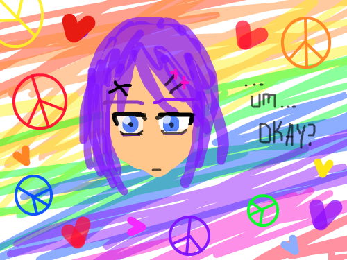 Peace n Love : bored 스케치판 ,sketchpan