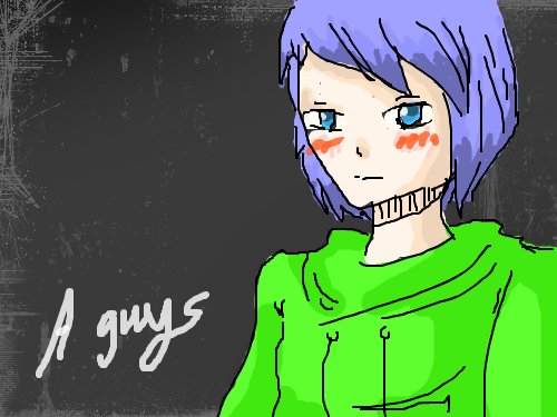 남자애 : 아 그리기 귀찮다 스케치판 ,sketchpan