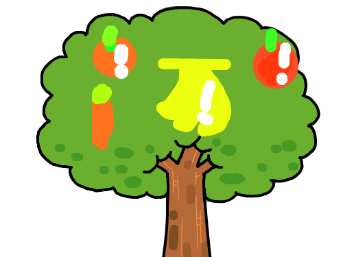 나무 : 재매있는나무 스케치판 ,sketchpan