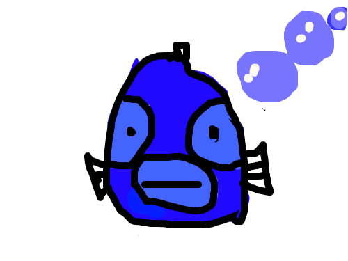 물고기 : 생선 먹고 싶당ㅇㅇ~~~~~~ 스케치판 ,sketchpan