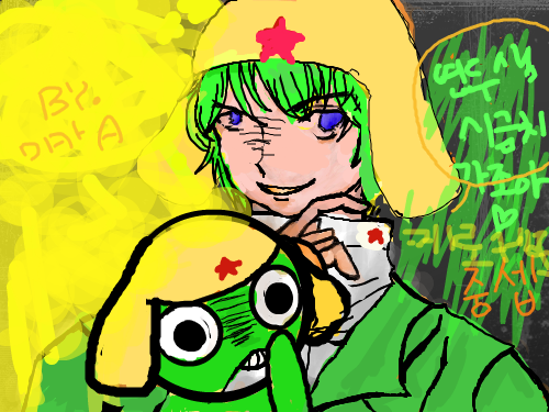 케로로 : 케로케로 스케치판 ,sketchpan