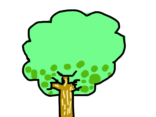 곰팡이 핀 나무 : 곰팡이 나무 그림 스케치판 ,sketchpan