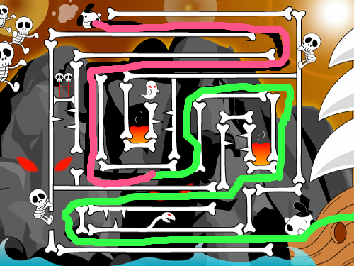 미로 찾기 : 미로 찾기를 배경으로 하여 미로를 재미로 찾았다. ㅋㅋ 스케치판 ,sketchpan