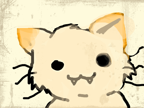 Little Cat : This is my second drawing but it was really quick. I didn't put any time into it that is why it is so bad. 스케치판 ,sketchpan