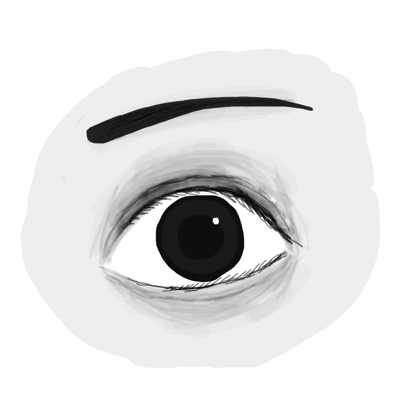 눈 : 눈 스케치판 ,sketchpan