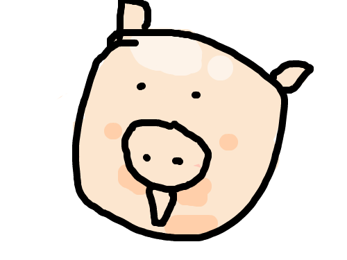 이상한 돼지 : 이상한 돼지임 스케치판 ,sketchpan
