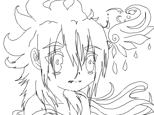 a little sad : ................................................... 스케치판 ,sketchpan