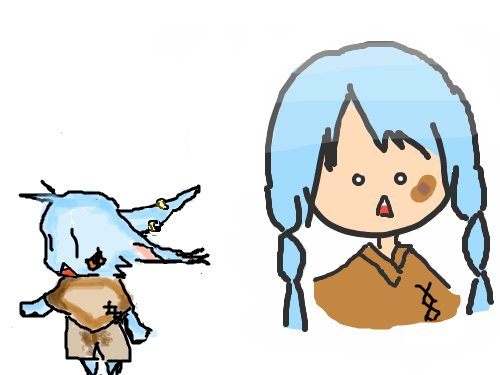 읜화욤 : 의인화했어요 골인크요>_ 스케치판 ,sketchpan