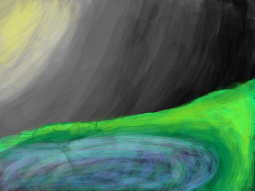 연못 : 연못;; 달빛을 빛이는 무지개연못이요 ;; 스케치판 ,sketchpan