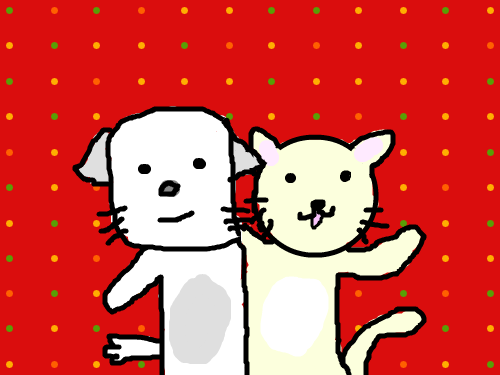 송호개와고양이 : 송호개와고양이 스케치판 ,sketchpan
