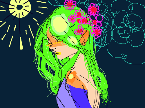 불꽃놀이의 우울 : 너무 밝아서 우울하다 스케치판 ,sketchpan