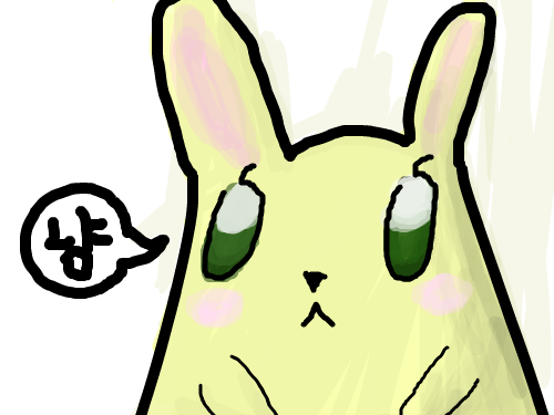 토끼 : 토끼인줄알아. 스케치판 ,sketchpan