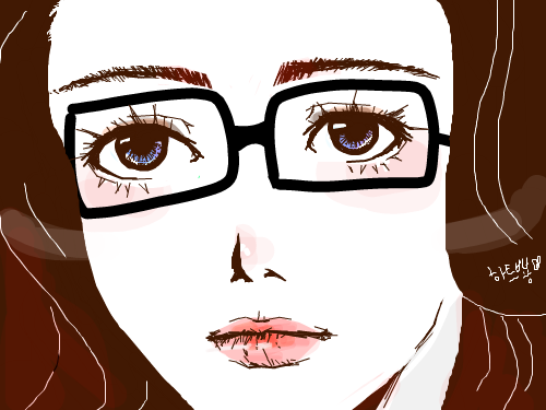 안경 : 안경 스케치판 ,sketchpan
