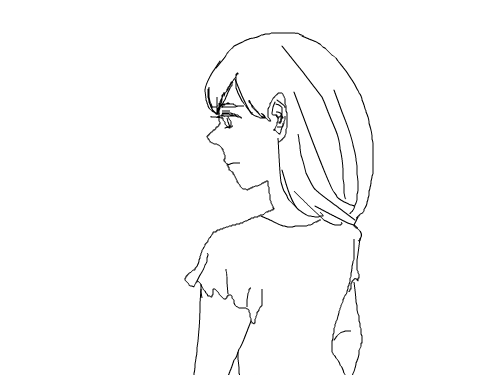 여자아히 : 아련...★ㅋㅋㅋ 스케치판 ,sketchpan