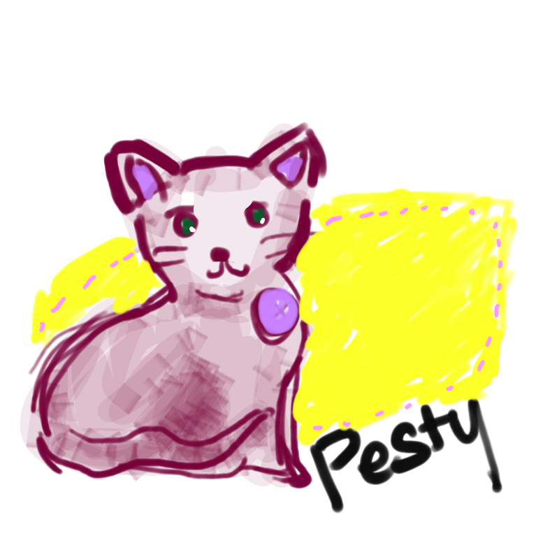 pesty the .. : pesty the cat 스케치판 ,sketchpan