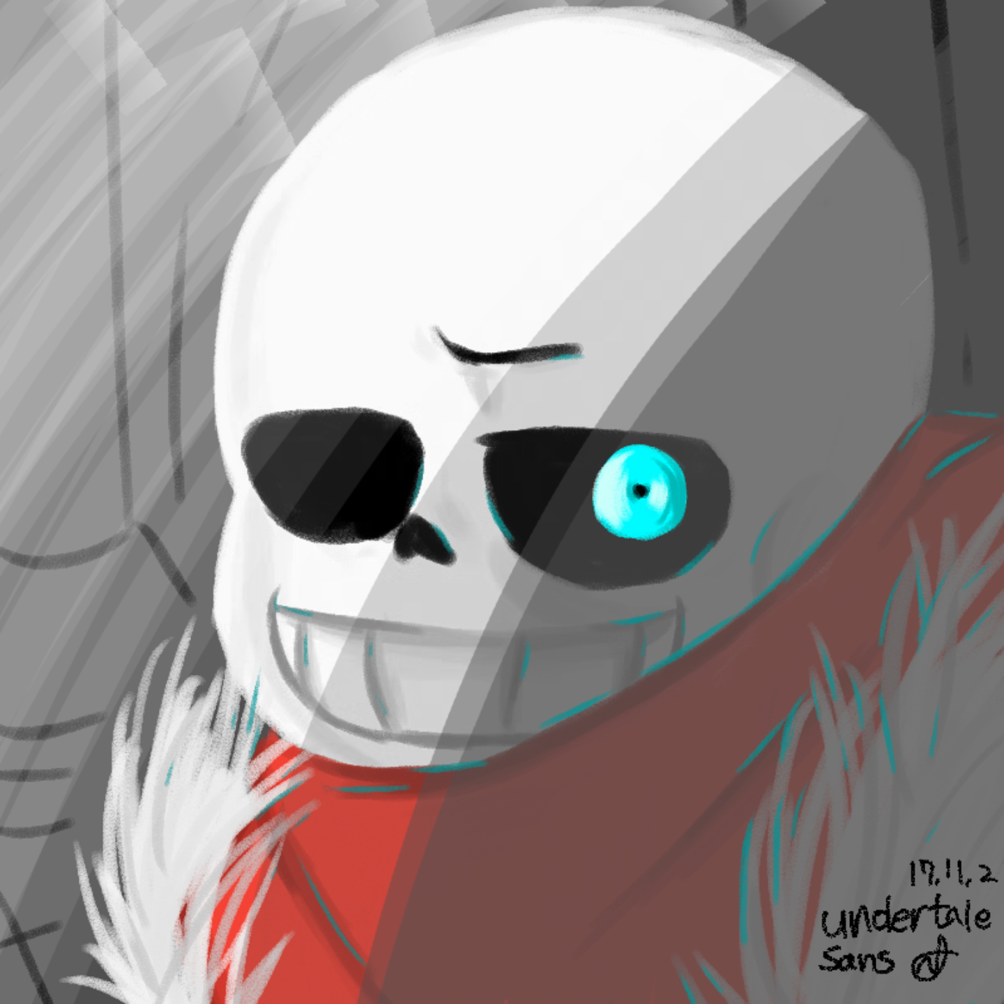 샌즈 각성 .. : 샌즈 각성 그림 스케치판 ,sketchpan