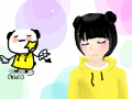 오메 : 힘들어요 스케치판 ,sketchpan