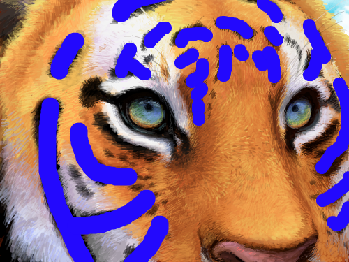 파란 점박이 호랑이 : ㄹㅇㄹㅇㄻㄹ 스케치판 ,sketchpan