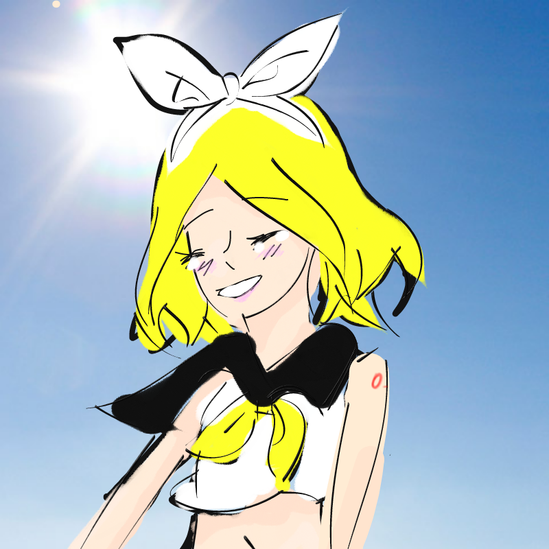 카가미네 .. : 카가미네 린 스케치판 ,sketchpan