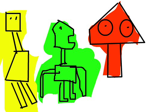 신호등외계인 : dshsdh 스케치판 ,sketchpan
