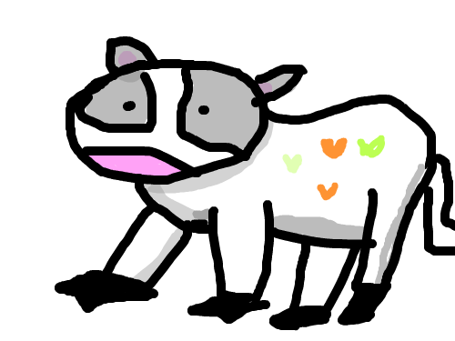 젖소 : 젖소연습 스케치판 ,sketchpan