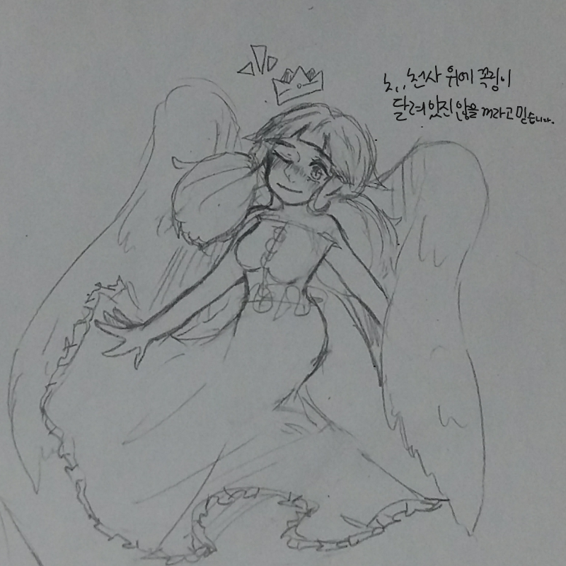 아니아니!.. : 아니아니!ㅇ..이게 아니라 계속 손그림만 올려서 죄송함다..다음엔 꼭 폰으로 그릴게용.. 스케치판 ,sketchpan