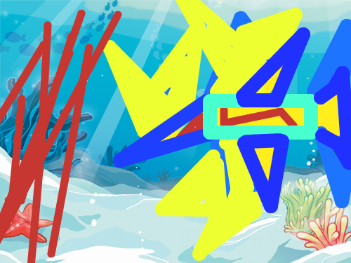 와일드 스피릿 샤크 : 오 마이갓크 스케치판 ,sketchpan