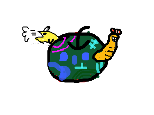 김명균 : 독이있는 사과 스케치판 ,sketchpan