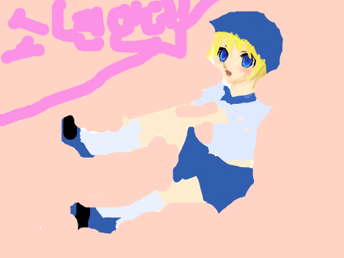 소년인데.. : 소년인데 소녀 같아서 스케치판 ,sketchpan